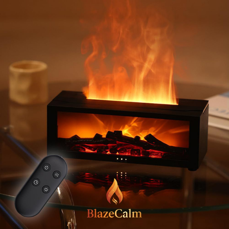 BlazePure® Simulated Fireplace Flames Aroma Diffuser