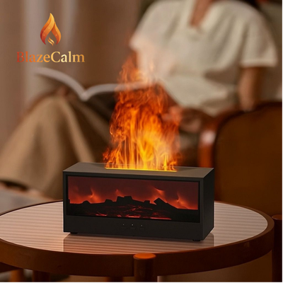 BlazePure® Simulated Fireplace Flames Aroma Diffuser