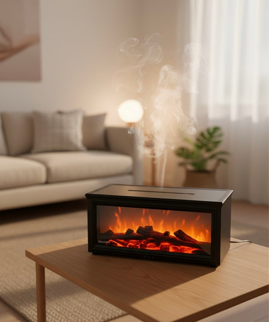 BlazePure® Simulated Fireplace Flames Aroma Diffuser