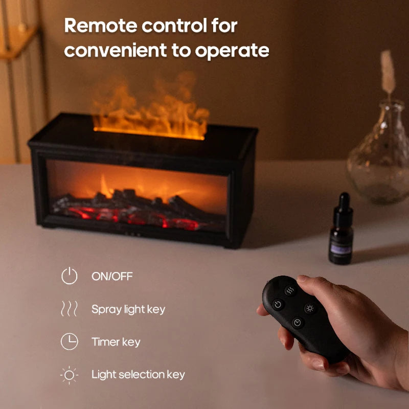 BlazePure® Simulated Fireplace Flames Aroma Diffuser