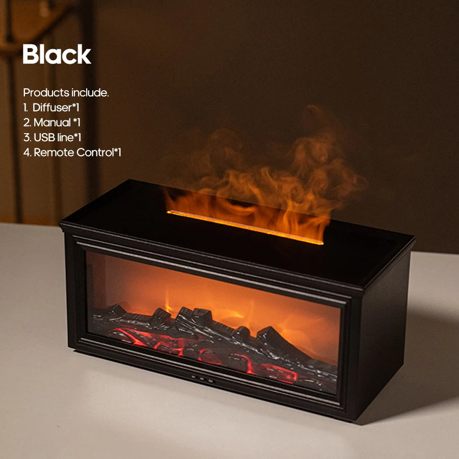 BlazePure® Simulated Fireplace Flames Aroma Diffuser