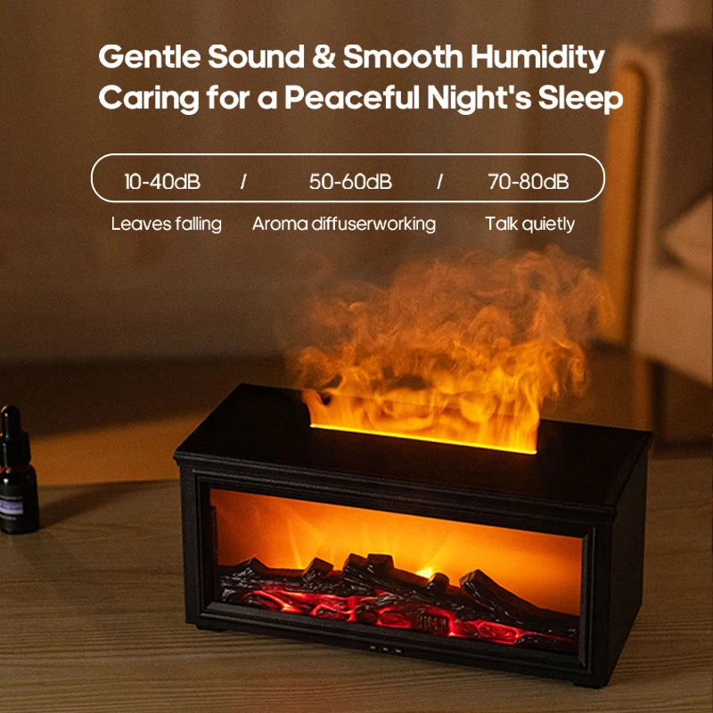 BlazePure® Simulated Fireplace Flames Aroma Diffuser