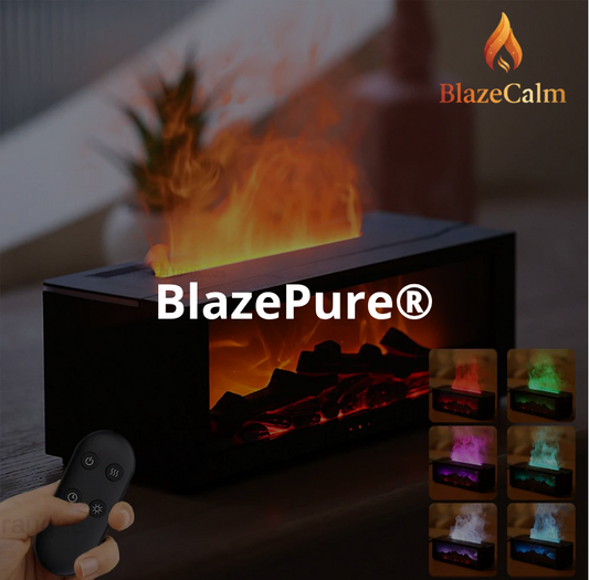 BlazePure® Simulated Fireplace Flames Aroma Diffuser